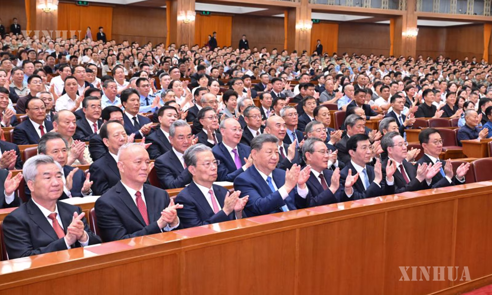 တရုတ်နိုင်ငံ မြို့တော်ပေကျင်းတွင် ကျင်းပသည့် တရုတ်ကွန်မြူနစ်ပါတီ (CPC) တည်ထောင်ခြင်း ၁၀၅ နှစ်မြောက် အထိမ်းအမှတ် တေးဂီတဖျော်ဖြေပွဲကို ၂၀၂၆ ခုနှစ် ဇွန် ၂၉ ရက်က တွေ့ရစဉ် (ဆင်ဟွာ)
