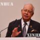 မေလးရွားဝန္ႀကီးခ်ဳပ္ Najib Razak အာဆီယံထိပ္သီးအစည္းအေဝး ၿပီးဆုံးခ်ိန္ သတင္းစာရွင္းလင္းပဲြ ျပဳလုပ္ေနပုံ (ဆင္ဟြာ)