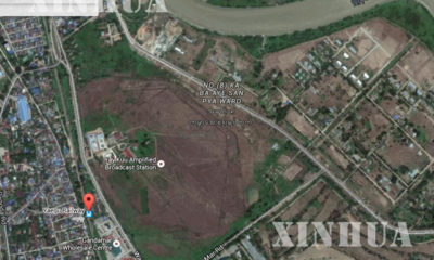 ရန္ကုန္တိုင္း ေဒသႀကီး မရမ္းကုန္းၿမဳိ ့နယ္ရွိ ေရကူးအသံလႊင့္ စက္ရုံဝင္း အား Google Map မွ ျမင္ေတြ႔ရစဥ္ (ဆင္ဟြာ)