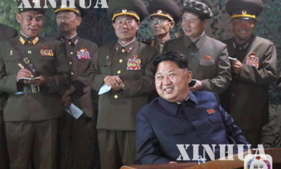 ေျမာက္ ကိုးရီးယား ႏိုင္ငံ (DPRK) ေခါင္းေဆာင္ ကင္ဂ်ံဳအမ္း (Kim Jong-un) အား ေတြ႕ရစဥ္ (ဆင္ဟြာ)
