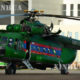 လာအုိႏိုင္ငံ၏ စစ္ဘက္ Mi-17 ရဟတ္ယာဥ္တစ္စင္း အား ျမင္ေတြ႕ရစဥ္ (ဆင္ဟြာ)