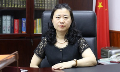 ဂါနာႏိုင္ငံ ဆိုင္ရာ တရုတ္သံအမတ္ႀကီး မစၥ ဆန္းေပါင္ဟုန္ (ဓာတ္ပံု- Chinese Embassy in Ghana)