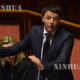 အီတလီ ႏိုင္ငံ ဝန္ႀကီးခ်ဳပ္ Matteo Renzi အား အီတလီ ႏိုင္ငံ လႊတ္ေတာ္အတြင္း မိန္႔ခြန္း ေျပာၾကား ေနစဥ္ (ဆင္ဟြာ)