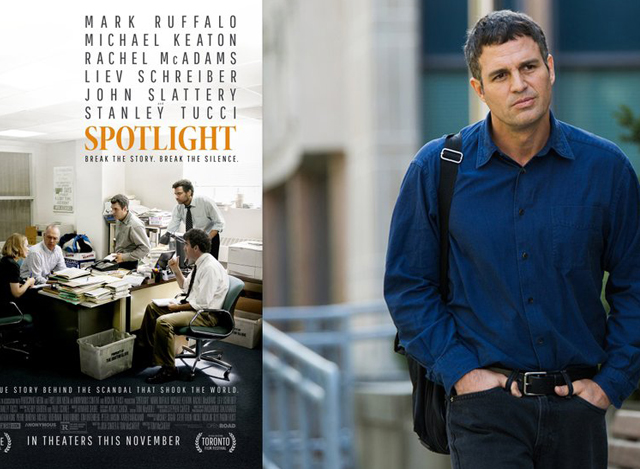 “Spotlight” ဇာတ်ကားနှင့် ဇာတ်ဝင်ခန်း တစ်ခန်းအား တွေ့ရစဉ် (ဓာတ်ပုံ-အင်တာနက်)