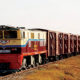 မြန်မာ့မီးရထား တစ်စီးအားတွေ့ရစဉ် (ဓာတ်ပုံ-MOI)