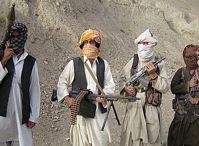 Dand-e-Ghori ခရိုင် ရှိ တာလီဘန်စစ်သွေးကြွများအား တွေ့ရစဉ် (ဓာတ်ပုံ-အင်တာနက်)