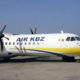 Air KBZ လေကြောင်းလိုင်းမှ လေယာဉ် တစ်စီးအားတွေ့ရစဉ် (ဓာတ်ပုံ-မြဝတီ)