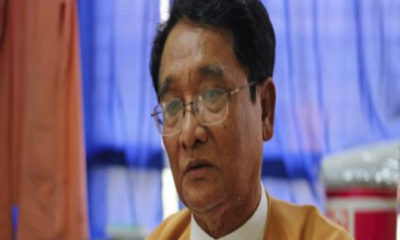 စီးပွားရေးနှင့်ကူးသန်းရောင်းဝယ်ရေးဝန်ကြီးဌာနပြည်ထောင်စု ဝန်ကြီးဒေါက်တာသန်းမြင့်အားတွေ့ရစဉ် (ဓာတ်ပုံ-- စီးပွားကူးသန်း)