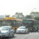 BRT ယာဉ်တစ်စီး ပြေးဆွဲနေသည်ကို တွေ့ရစဉ် (ဆင်ဟွာ)