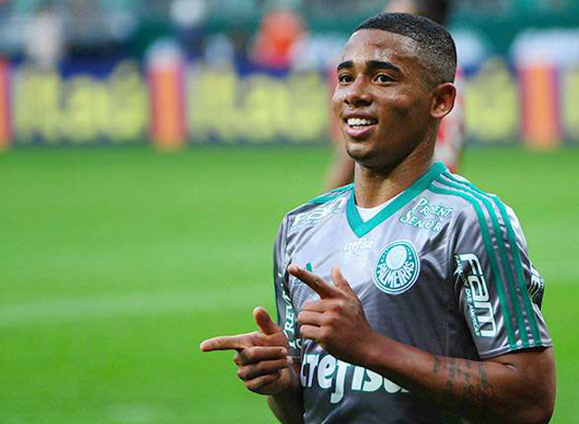 Palmeiras အသင်းရှေ့တန်းတိုက်စစ်မှူး Gabriel Jesus အားတွေ့ရစဉ် (ဓာတ်ပုံ-အင်တာနက်)