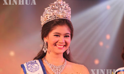 Miss Myanmar World 2016 ဆုရှင် အလှမယ် မြတ်သီရိလွင် (ဆင်ဟွာ)