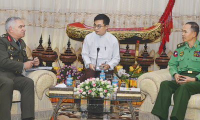 မြန်မာနိုင်ငံနှင့် ဥရောပသမဂ္ဂ အဖွဲ့ဝင်နိုင်ငံများအကြား တပ်မတော်အချင်းချင်း ပူးပေါင်းဆောင်ရွက်မှု ဆွေးနွေးစဉ် (ဓာတ်ပုံ-ကာကွယ်ရေးဝန်ကြီးဌာန)