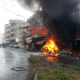 လက်ဘနွန်နိုင်ငံတွင် ဗုံးပေါက်ကွဲမှု တစ်ခုအား တွေ့ရစဉ် (ဓာတ်ပုံ- အင်တာနက်)