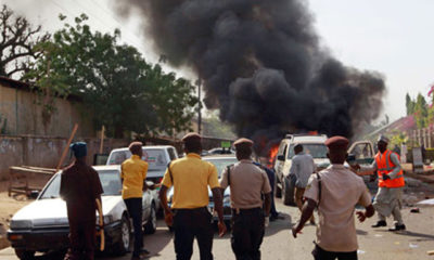ကင်မရွန်းနိုင်ငံတွင် ဖြစ်ပွားခဲ့သည့် အသေခံ ဗုံးခွဲ တိုက်ခိုက်မှု တစ်ခု အားတွေ့ရစဉ် (ဓာတ်ပုံ-အင်တာနက်)