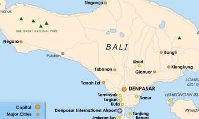 ဘာလီကျွန်း မြေပုံအား တွေ့ရစဉ် (ဓာတ်ပုံ- အင်တာနက်)