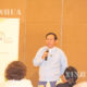 မြန်မာနိုင်ငံ တစ်ဝှမ်း အင်တာနက် ဈေးနှုန်းချိုသာစွာ သုံးစွဲနိုင်ရေး အလုပ်ရုံ ဆွေးနွေးပွဲတွင် ပို့ဆောင်ရေးနှင့် ဆက်သွယ်ရေး ဝန်ကြီးဌာန ညွှန်ကြားရေးမှူးချုပ် ဦးစိုးသိန်းမှ ဆွေးနွေးနေစဉ် (ဆင်ဟွာ)