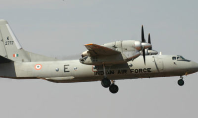 အိန္ဒိယနိုင်ငံလေတပ် (IAF) မှ AN-32 အမျိုးအစား လေယာဉ် တစ်စီးအား တွေ့ရစဉ် (ဓာတ်ပုံ-အင်တာနက်)