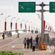 တရုတ်အစိုးရထောက်ပံ့ငွေဖြင့်တည်ဆောက်ခဲ့သော ကမ္ဘောဒီးယားနိုင်ငံ၏ ၇ စင်းမြောက် တံတားအား တွေ့ရစဉ် (ဆင်ဟွာ)