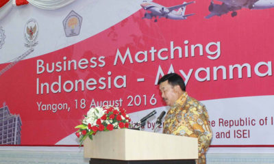 Indonesia – Myanmar Business Matching ဆွေးနွေးပွဲအားတွေ့ရစဉ် (ဓာတ်ပုံ--UMFCCI)