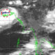 မုန်တိုင်းငယ် တည်ရှိမှု အခြေအနေအား တွေ့ရစဉ်(ဓာတ်ပုံ- မိုးလေဝသနှင့်ဇလဗေဒညွှန်ကြားမှုဦးစီးဌာန)