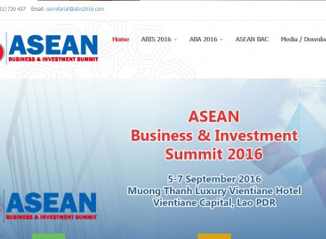 ASEAN Business and Investment Summit ၏ ဖိတ်စာအားတွေ့ရစဉ် (ဓာတ်ပုံ--UMFCCI)