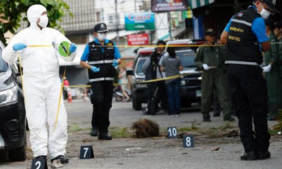 ထိုင်းနိုင်ငံတွင် သြဂုတ် ၁၂ ရက်ကဖြစ်ပွားခဲ့သောဗုံးပေါက်ကွဲမှုမြင်ကွင်း အားတွေ့ရစဉ်(ဓာတ်ပုံ-အင်တာနက်)