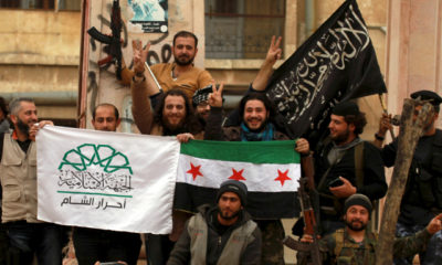 ဆီးရီးယား သူပုန်အဖွဲ့ဖြစ်သည့် Jaish al-Fatah အဖွဲ့အားတွေ့ရစဉ် (ဓါတ်ပုံ-အင်တာနက်)