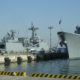 Jinhae ခရိုင် တောင်ကိုရီးယားရေတပ်စခန်း ရှိ ရေတပ်သင်္ဘောများအား တွေ့ရစဉ် (ဓါတ်ပုံ-အင်တာနက်)