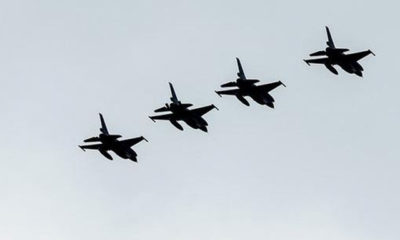 အမေရိကန်ဦးဆောင်သော ညွှန့်ပေါင်းမဟာမိတ်တပ်ဖွဲ့၏ တိုက်လေယာဉ်များအားတွေ့ရစဉ် (ဓါတ်ပုံ-အင်တာနက်)