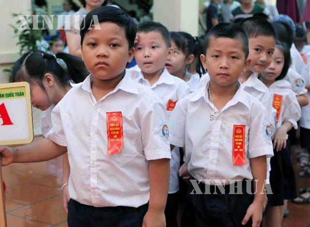 ဗီယက်နမ်နိုင်ငံရှိ မူလတန်းကျောင်း တစ်ကျောင်းအားတွေ့ရစဉ်(ဆင်ဟွာ)