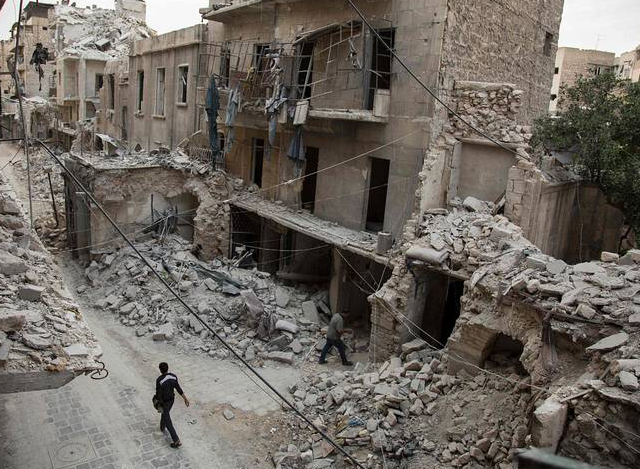 ဆီးရီးယားနိုင်ငံ အလက်ပိုမြို့အား တွေ့ရစဉ် (ဓါတ်ပုံ-အင်တာနက်)
