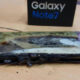 မီးေလာင္မႈျဖစ္ပြားခဲ့သည့္ Galaxy Note 7 ဖုန္းအား ေတြ႕ရစဥ္ (ဓါတ္ပံု-အင္တာနက္)