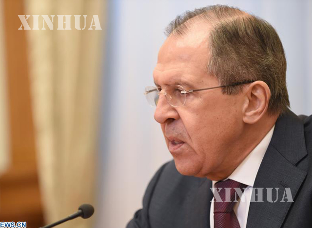 ရုရွားႏုိင္ငံျခားေရးဝန္ႀကီး Sergey Lavrov အားေတြ ့ရစဥ္(ဆင္ဟြာ)