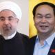 အီရန္ႏိုင္ငံ သမၼတ ဟာဆန္ရုိဟာနီ (Hassan Rouhani) ႏွင့္ ဗီယက္နမ္ႏိုင္ငံသမၼတ Tran Dai Quang တို႔အားေတြ႕ရစဥ္ (ဓါတ္ပံု-အင္တာနက္)