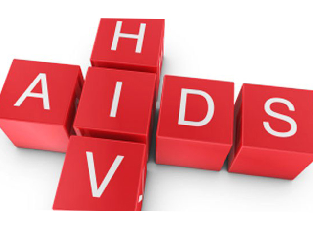 HIV/AIDS အား စာလံုးျဖင့္ သရုပ္ေဖာ္ထားစဥ္ (ဓာတ္ပံု-အင္တာနက္)