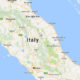 ငလ်င္ ျဖစ္ပြား ခဲ့သည့္ အီတလီ ႏိုင္ငံ အလယ္ပိုင္း ေဒသ အား google map မွ ျမင္ေတြ႕ရစဥ္ (ဓာတ္ပံု-google map)