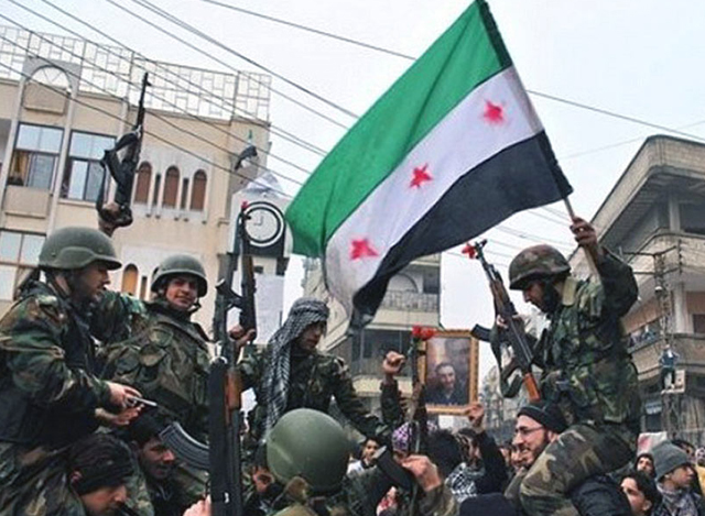 ဆီးရီးယား ႏိုင္ငံ အစိုးရ တပ္ဖြဲ႕ မွ စစ္သည္မ်ားအား ျမင္ေတြ႕ရစဥ္(ဓာတ္ပံု-အင္တာနက္)