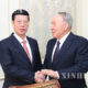တ႐ုတ္ ႏုိင္ငံ ဒုတိယ ဝန္ႀကီးခ်ဳပ္ က်န္ေကာလိ ႏွင့္ ကာဇက္စတန္ ႏိုင္ငံ သမၼတ Nazarbayev ေတြ႕ဆံု ခဲ့စဥ္(ဆင္ဟြာ)