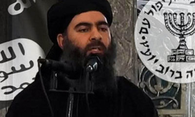 IS စစ္ေသြးၾကြေခါင္းေဆာင္ Abu Bakr al-Baghdadi အားေတြ႕ရစဥ္ (ဓါတ္ပံု-အင္တာနက္)
