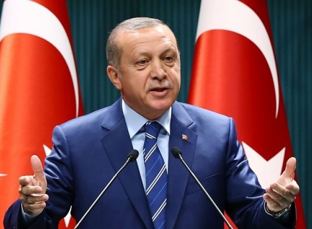 တူရကီႏိုင္ငံ သမၼတ Recep Tayyip Erdogan အား ေတြ႕ရစဥ္ (ဓာတ္ပံု-အင္တာနက္)