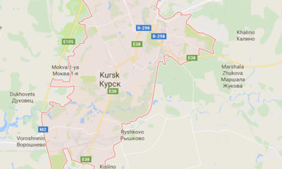 ယာဥ္ တိုက္မႈ ျဖစ္ပြား ခဲ့သည့္ ႐ုရွား ႏုိင္ငံ အေနာက္ပိုင္း Kursky ေဒသ အား ျမင္ေတြ႕ရစဥ္(ဓာတ္ပံု-google maps)