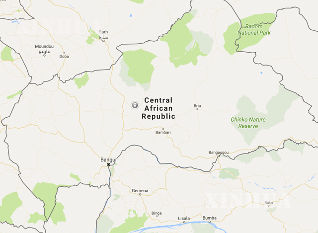 ယာဥ္မေတာ္တဆမႈ ျဖစ္ပြား ခဲ့သည့္ ဗဟို အာဖရိက သမၼတ ႏိုင္ငံ အားျမင္ေတြ႕ရစဥ္(ဓာတ္ပံု-google maps)
