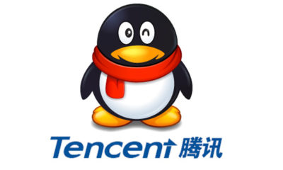 တရုတ္ ထိပ္တန္း အင္တာနက္ ကုမၸဏီ Tencent ၏ လိုဂိုအား ေတြ႕ရစဥ္ (ဓာတ္ပံု-အင္တာနက္)