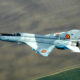 MiG-21 အမ်ိဳအစား တိုက္ေလယာဥ္ တစ္စင္းအား ျမင္ေတြ႕ရစဥ္ (ဓာတ္ပံု-အင္တာနက္)
