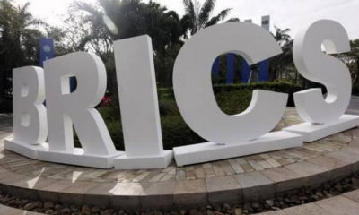 BRICS အဖြဲ႕အစည္း၏ အမွတ္အသား ေက်ာက္တိုင္မ်ားအားေတြ႕ရစဥ္ (ဓါတ္ပုံ-အင္တာနက္)
