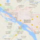 သေဘၤာ တိမ္းေမွာက္မႈ ျဖစ္ပြား ခဲ့သည့္ Andhra ျပည္နယ္ Vijayawada ေဒသ ရွိ Krishna ျမစ္ အား ျမင္ေတြ႕ရစဥ္(ဓာတ္ပံု-google maps)