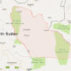 ေတာင္ဆူဒန္ ႏုိင္ငံ အေရွ႕ပိုင္း ရွိ Jonglei ျပည္နယ္ အား ျမင္ေတြ႕ရစဥ္(ဓာတ္ပံု-google maps)