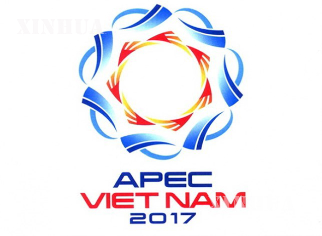 ၂၀၁၇ ခုႏွစ္ APEC စီးပြားေရးပူးေပါင္းေဆာင္ရြက္မႈ အစည္းအေဝး လိုဂိုအား ေတြ႕ရစဥ္ (ဆင္ဟြာ)