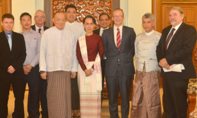 ႏိုင္ငံေတာ္၏ အတိုင္ပင္ခံပုဂိၢဳလ္ႏွင့္ အျပည္ျပည္ဆိုင္ရာ သတၱဳတြင္း ဖြံ႕ၿဖိဳးတိုးတက္ေရး ရင္းႏွီးျမွဳပ္ႏွံမႈအဖြဲ႕တို႔ ေတြ႔ဆံုစဥ္(ဓာတ္ပံု- MOFA)