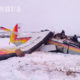 ႏွင္းေတာထဲသို႔ ပ်က္က်ကာ ပ်က္စီးခဲ့ေသာ Anronov An-2 ေလယာဥ္အား ေတြ႕ရစဥ္ (ဆင္ဟြာ)